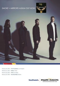IMAGINE DRAGONS Destination Dragons 2015 Tour Poster