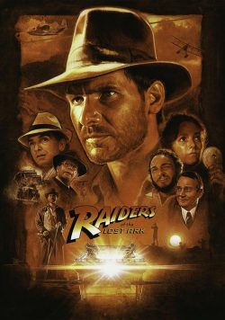 INDIANA JONES; RAIDERS OF THE LOST ARK Movie Poster Print