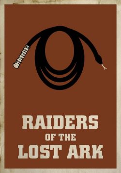 INDIANA JONES; RAIDERS OF THE LOST ARK Movie Poster Print