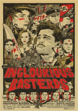 Inglourious Basterds Movie Film Poster - Classic 00's Vintage Poster Print