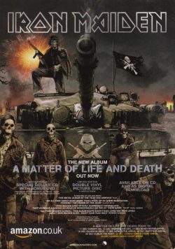 IRON MAIDEN A Matter Of Life And Death Poster Print