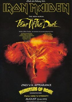 IRON MAIDEN Fear Of The Dark Poster Print