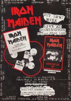 IRON MAIDEN Live At Donnington Poster Print