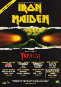 IRON MAIDEN A Matter Of Life & Death 2006 UK Tour Poster