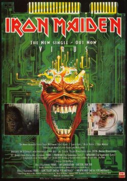 IRON MAIDEN Virus Poster