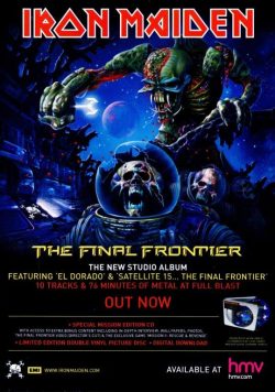 IRON MAIDEN The Final Frontier Poster Print