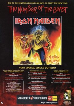 IRON MAIDEN The Number Of The Beast Poster