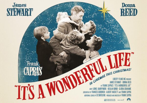 ITS A WONDERFUL LIFE Movie Film Poster Print