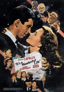 ITS A WONDERFUL LIFE Movie Film Poster Print