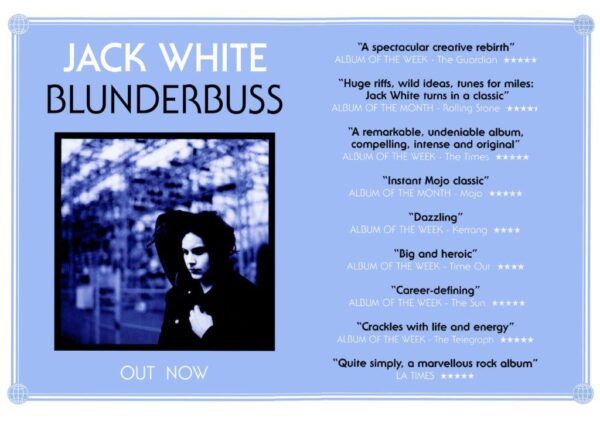 JACK WHITE Blunderbuss Poster Print