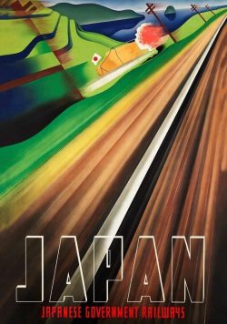 JAPAN - Railways - Vintage Travel Poster Print