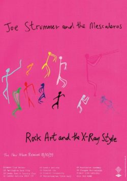 JOE STRUMMER & THE MACABROS Rock Art The X-Ray Style Poster