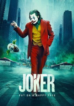 JOKER Clown Mask Poster Print