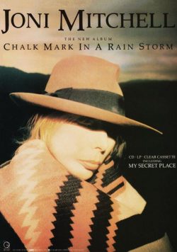 JONI MITCHELL Chalk Mark In A Rain Storm Poster Print