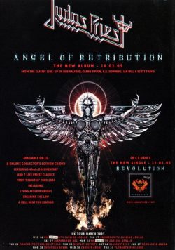 JUDAS PRIEST Angel Of Retribution Poster Print