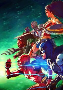 JUSTICE LEAGUE Movie Poster Print