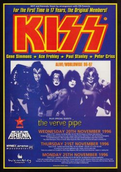 KISS Alive 1996 UK Tour Poster Print