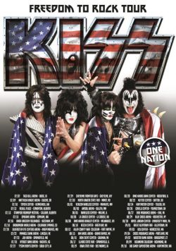KISS Freedom To Rock 2016 US/Canada Arena Tour Poster Print