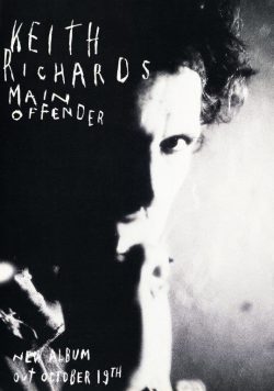KEITH RICHARDS Main Offender Poster Print