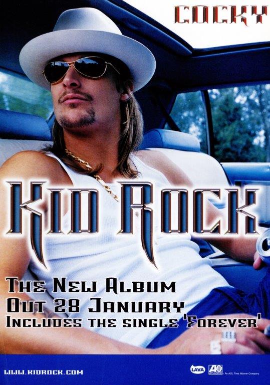 KID ROCK Cocky Poster Print - prints4u