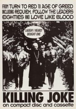 KILLING JOKE Laugh! I Nearly Bought One Poster Print