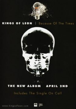 KINGS OF LEON Because Of The Times Poster Print