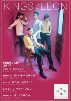 KINGS OF LEON Walls 2017 UK Arena Tour Poster Print