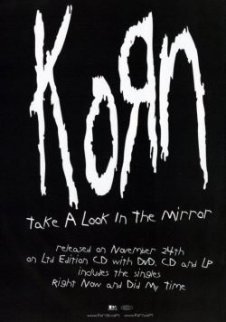 KORN Take A Look In The Mirror Poster