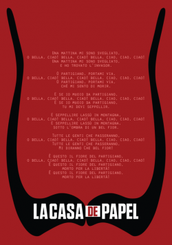 LA CASA DE PAPEL (Money Heist) TV Show Poster Print