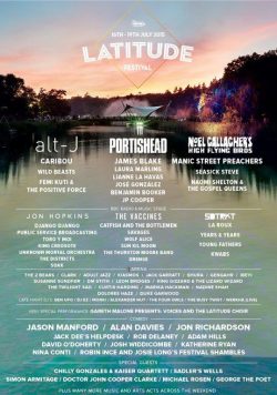 LATITUDE FESTIVAL 2015 Noel Gallagher Alt-J Poster