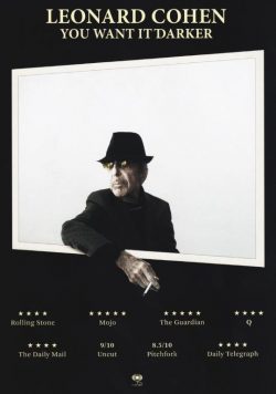 LEONARD COHEN You Want It Darker Poster Print