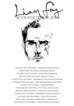 LIAM FRAY Acoustic 2017 UK Tour Poster Print