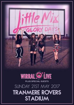 LITTLE MIX Wirral Live Tranmere Rovers Stadium May 21 2017 Poster Print