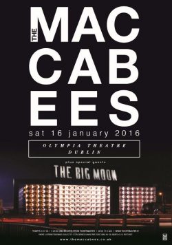 THE MACCABEES Olympia Dublin Theatre - January 2016 Poster Print