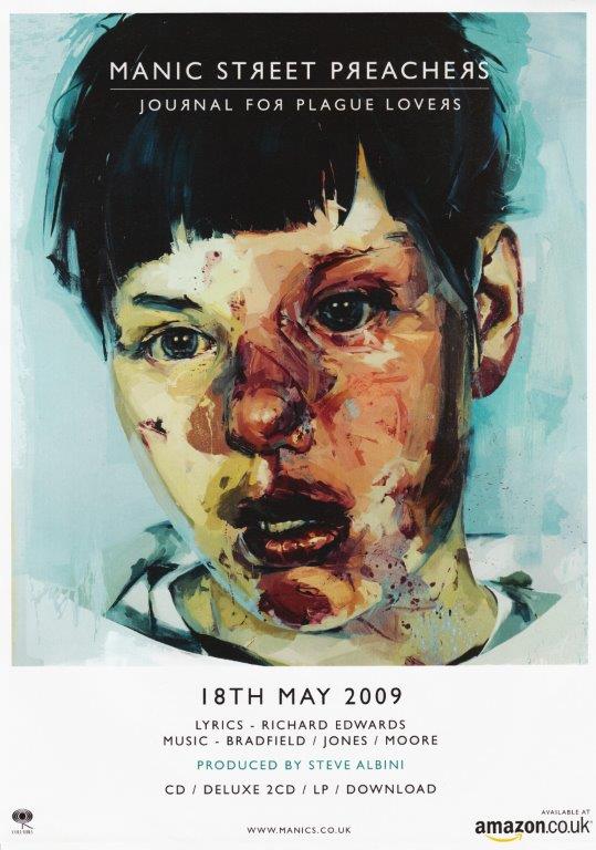 MANIC STREET PREACHERS Journal For Plague Lovers Poster Print