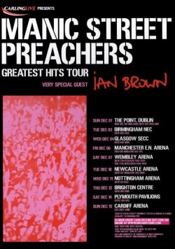MANIC STREET PREACHERS Greatest Hits 2002 Tour Poster