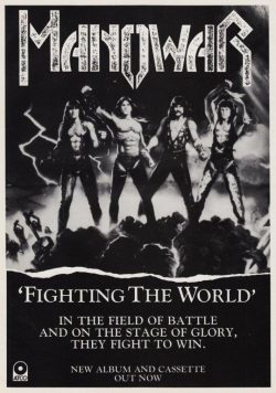 MANOWAR Fighting The World Poster Print