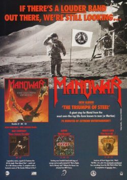 MANOWAR The Triumph Of Steel Poster Print
