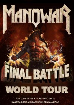 MANOWAR The Final Battle 2017 World Tour Poster Print