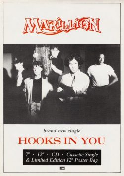 MARILLION Hooks In You Poster Print