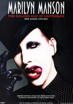 MARILYN MANSON The Golden Age Of Grotesque Poster Print