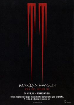 MARILYN MANSON Eat Me Drink Me Poster Print