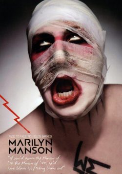 MARILYN MANSON Born Villain Poster Print