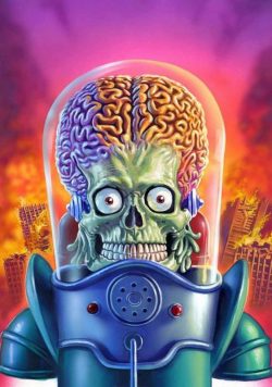 MARS ATTACKS Movie Poster Print