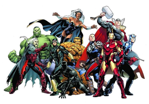 MARVEL COMICS Characters Poster Print