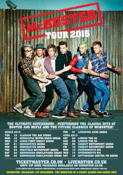 McBUSTED March/April 2015 UK Tour Poster