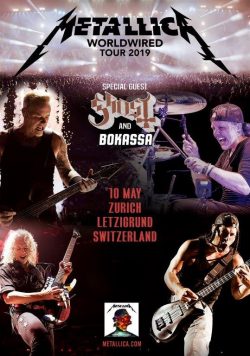 METALLICA WorldWired 2019 European/UK Tour ZÜRICH Letzigrund Poster