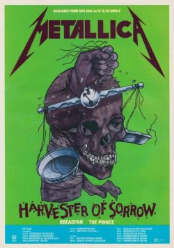 METALLIC Symphony Of Destruction Poster Print