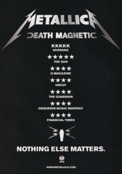 METALLICA Death Magnetic Poster Print