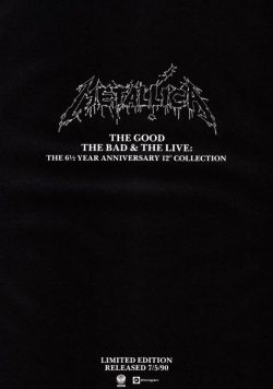 METALLICA The Good, The Bad & The Live Poster Print